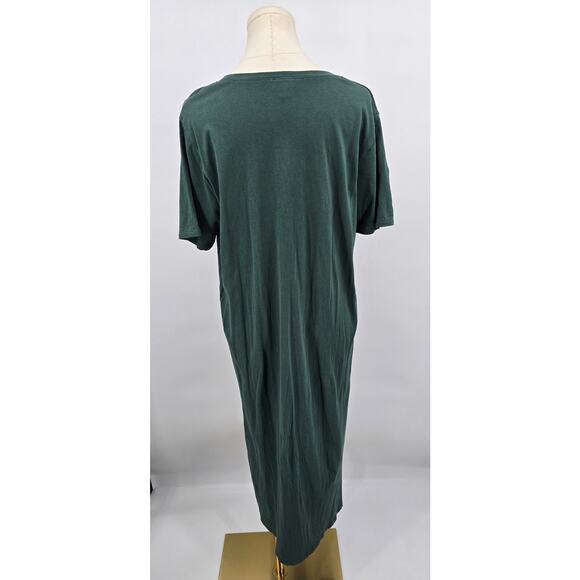 J.Crew Re-Imagined Maxi Tee Dress – Smoky Pine Green - Picture 3 of 7